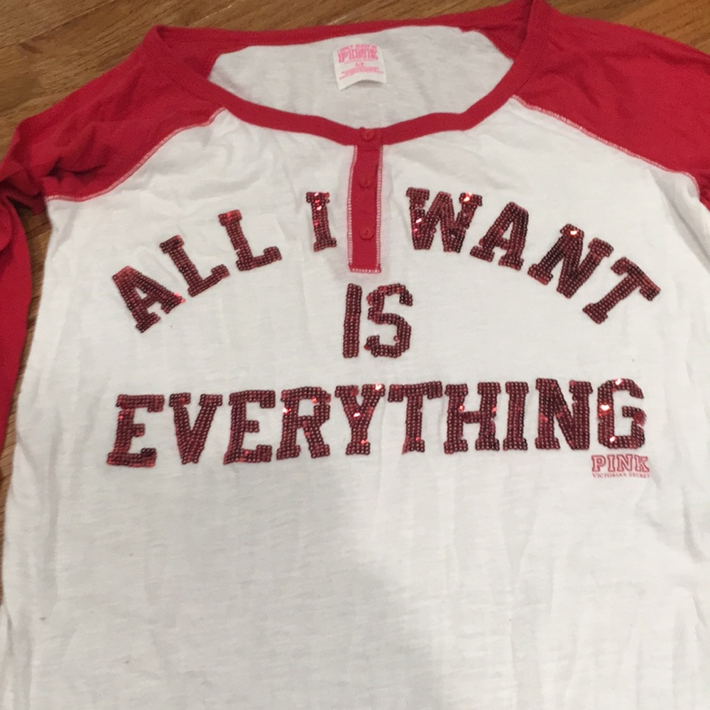 COPY - Victoria”s Secret I Only Sleep In PINK Nightshirt All  I Want Is Everyth…